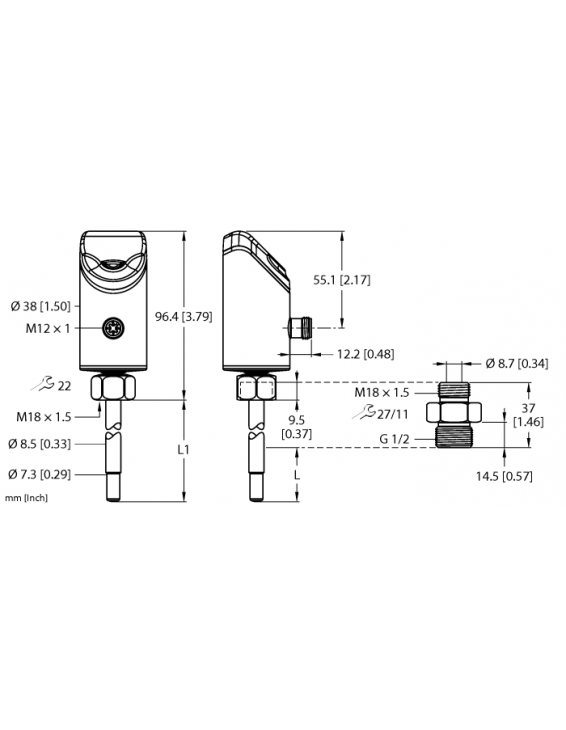 Flow Sensor FS100-300L-60-2UPN8-H1141