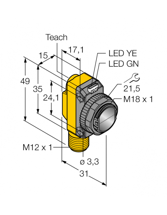 Photoelectric Sensor QS18EP6DVBQ8