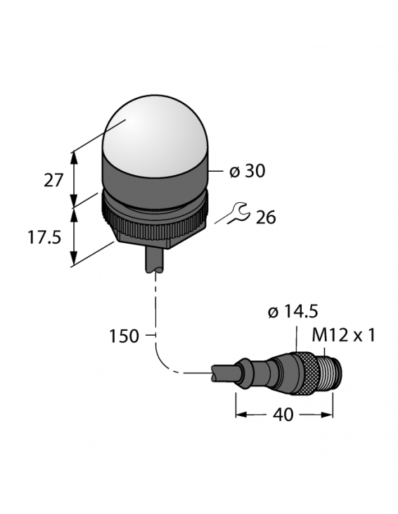 LED Signal Light K30L2FRGB7QP LED Signal Light K30L2FRGB7QP