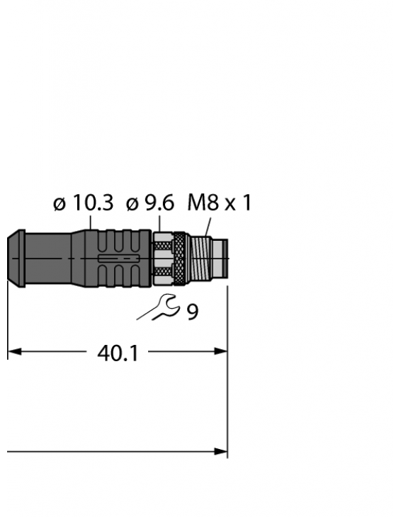 Weld-Splatter Resistant Actuator and Sensor Cable PKGC3M-5-PSGC3M/TXL1001 Weld-Splatter Resistant Actuator and Sensor Cable PKGC3M-5-PSGC3M/TXL1001