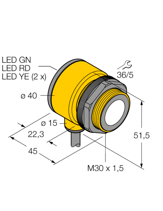 Ultrasonic Sensor T30UXUB