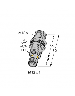 Inductive Sensor BI8U-MT18-AP6X-H1141