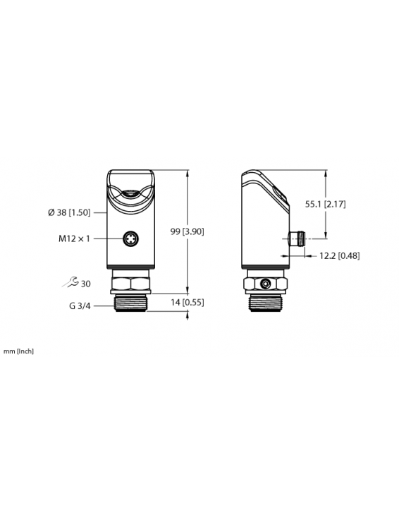 Front-Flush Pressure Sensor PS311-0V-06-LI2UPN8-H1141