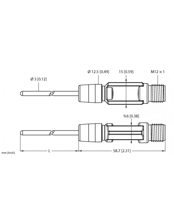 Temperature Detection TTM-203A-CF-LIUPN-H1140-L100