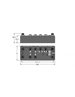 BL compact Fieldbus Station for PROFIBUS-DP BLCDP-6M12LT-2AI-PT-8XSG-PD