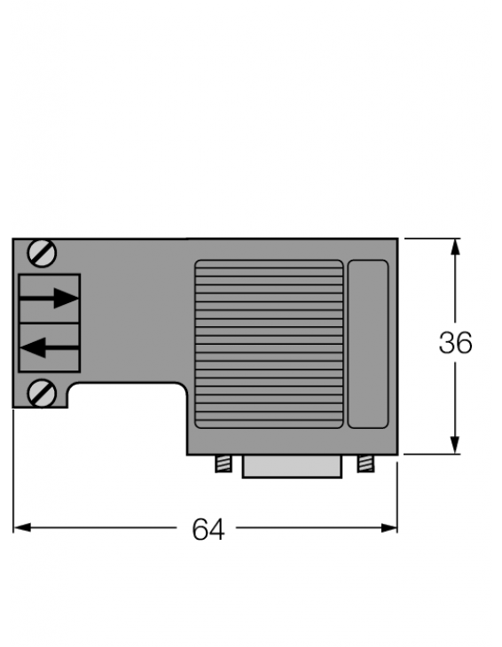 PROFIBUS Cable D9-451-2M-2M