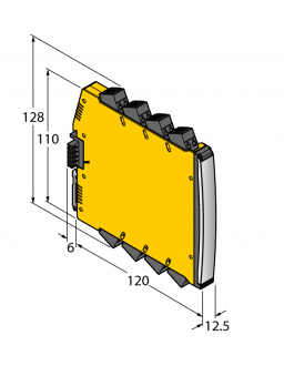 Analog Signal Isolator IM12-AO01-1I-1I-HPR/24VDC/CC