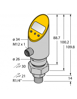 Pressure Transmitter (Rotatable) PS100R-510-2UPN8X-H1141
