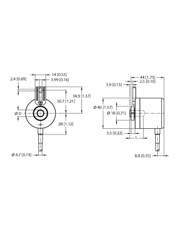 Incremental Encoder REI-E-112I8T-2B1024-C Incremental Encoder REI-E-112I8T-2B1024-C