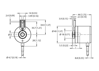 Incremental Encoder REI-E-112I8T-2B1024-C Incremental Encoder REI-E-112I8T-2B1024-C