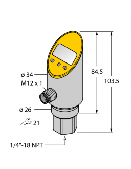 Pressure sensor PS040V-302-LI2UPN8X-H1141 Pressure sensor PS040V-302-LI2UPN8X-H1141